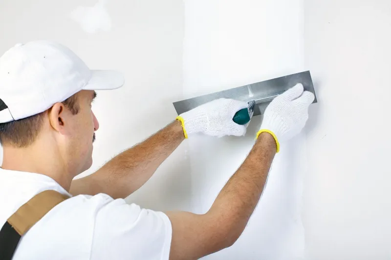 Parede 3D de gesso para decoração moderna