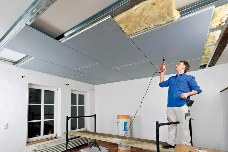 Roda teto de gesso para decoração de sala